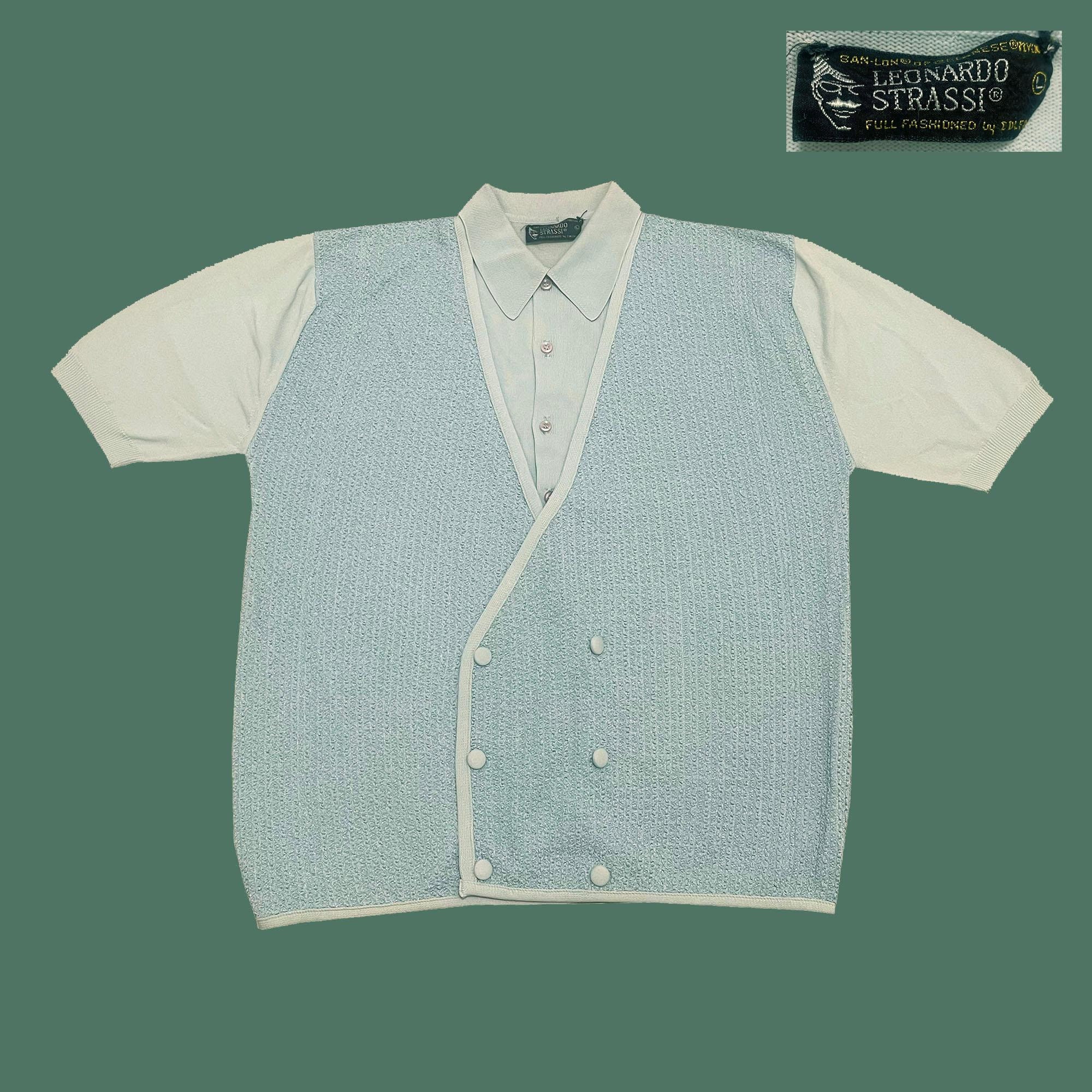 1960s Leonardo Strassi Ban Lon Full Fashioned Italian Knit - Etsy