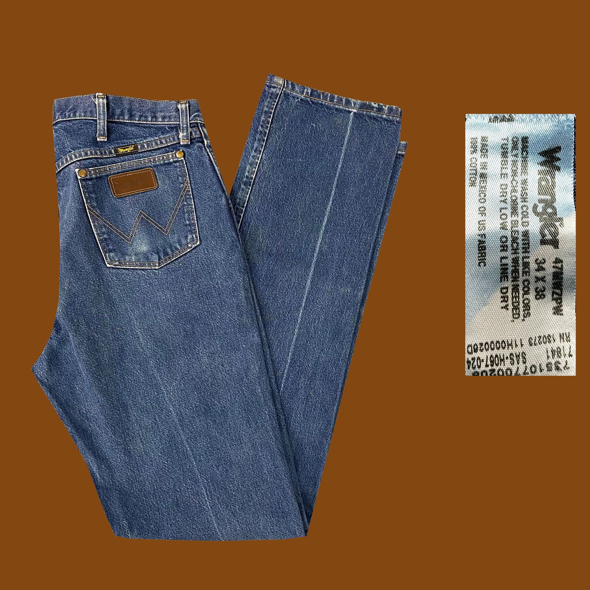 1980s Wrangler Stonewash Jeans 47 MWZ 