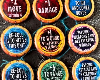 Conjunto de fichas del Hechicero Oscuro (actualizado)