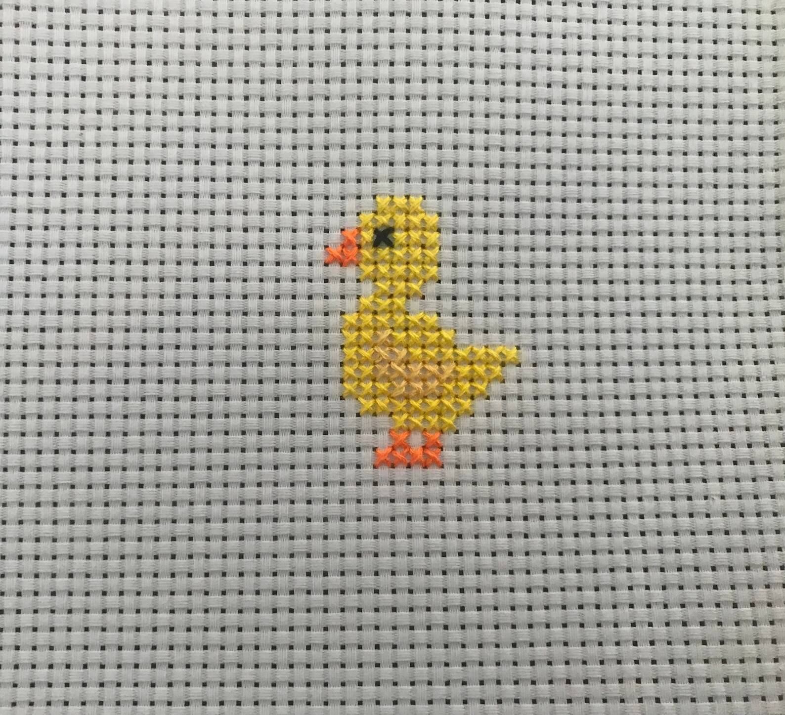 Cute little duck cross stitch pattern PDF Modern cross Etsy España