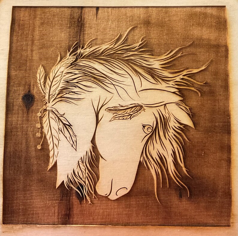 Horse With Feathers SVG, Native Style Horse Svg, Parade Horse Svg