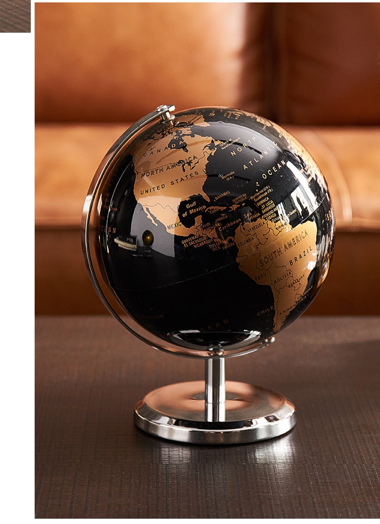 Rotating World Globe Ornament for Home/Office Home Etsy