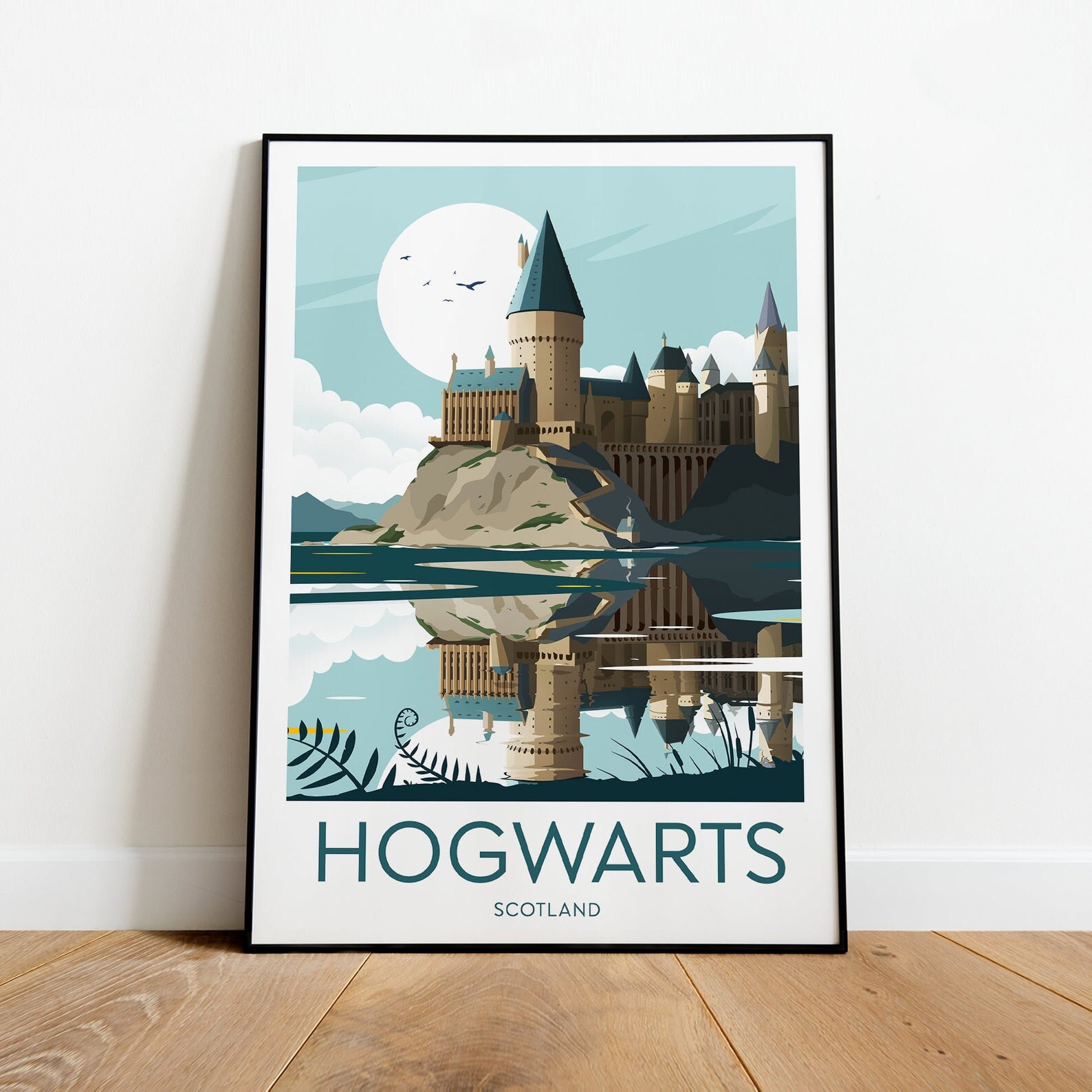 Harry Potter Canvas Hogwarts Canvas Art Gryffindor Canvas Etsy