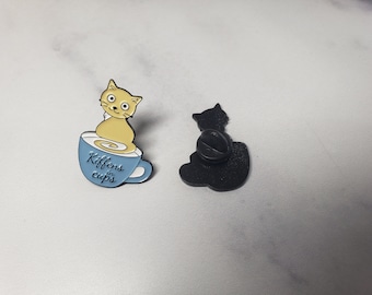 Kittens in Cups Pin