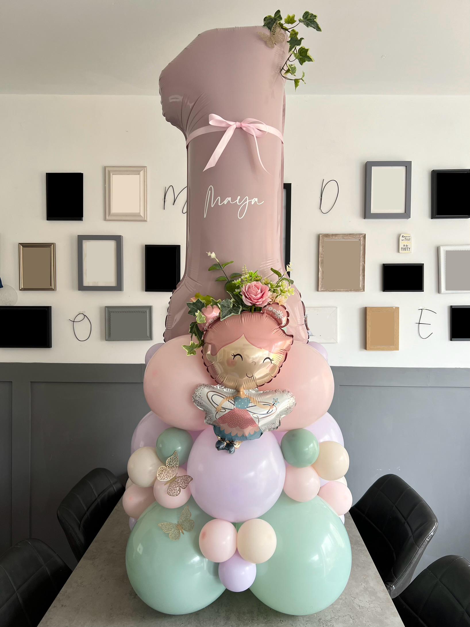 1st Birthday Balloon Stack UK