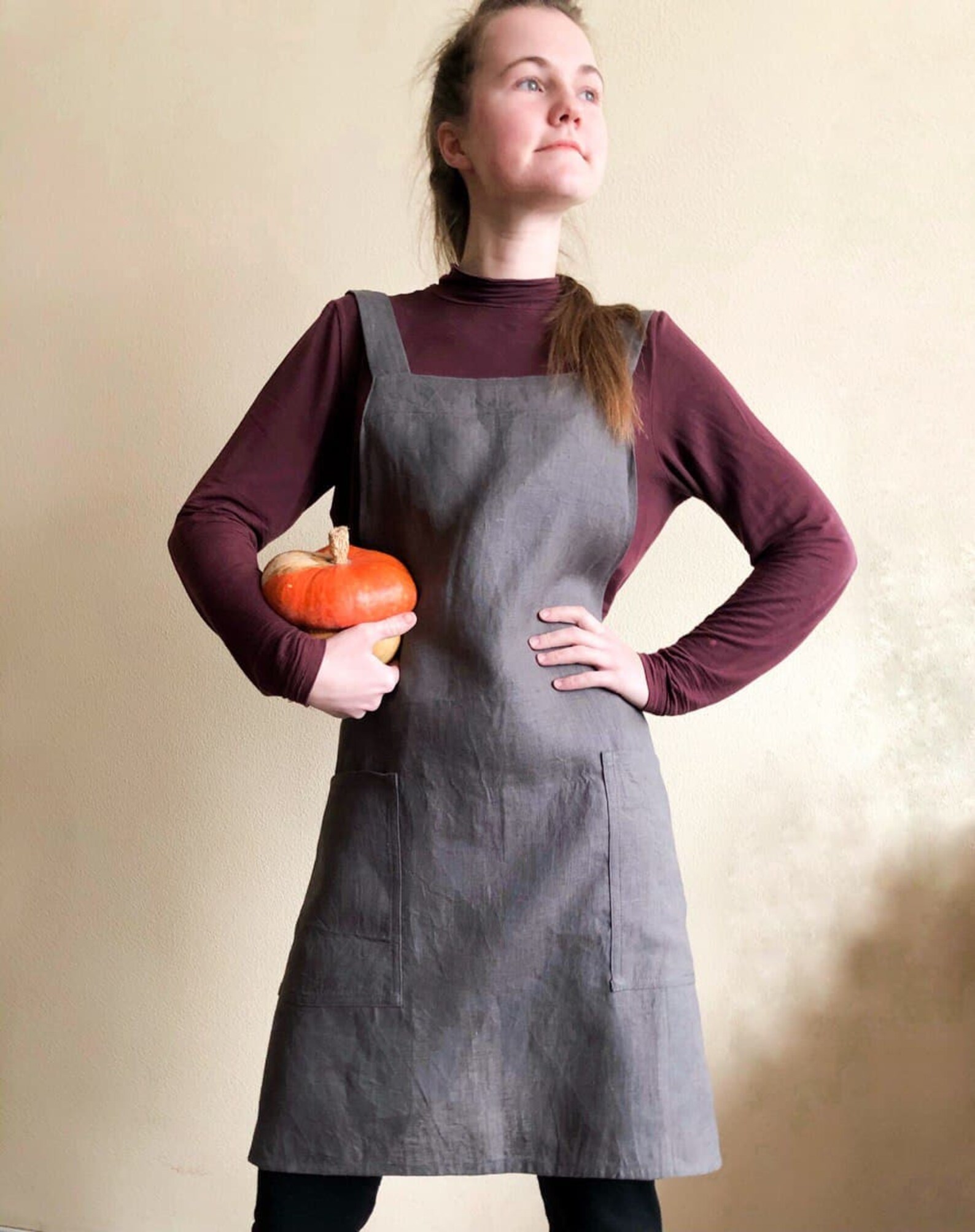 Japanese Apron Sewing Pattern PDF XXS5XL Plus Size Cross Etsy