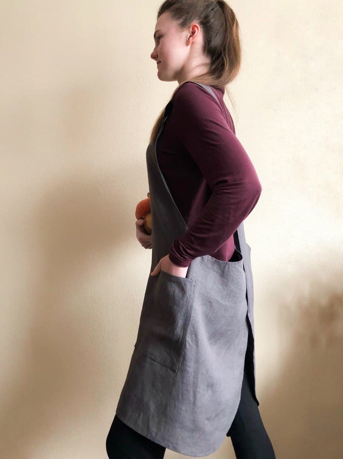 Japanese Apron Sewing Pattern PDF XXS5XL Plus Size Cross Etsy