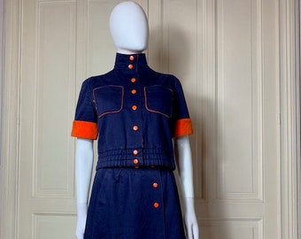code:KAE Vintage Courreges Small Embroidery Jacket
