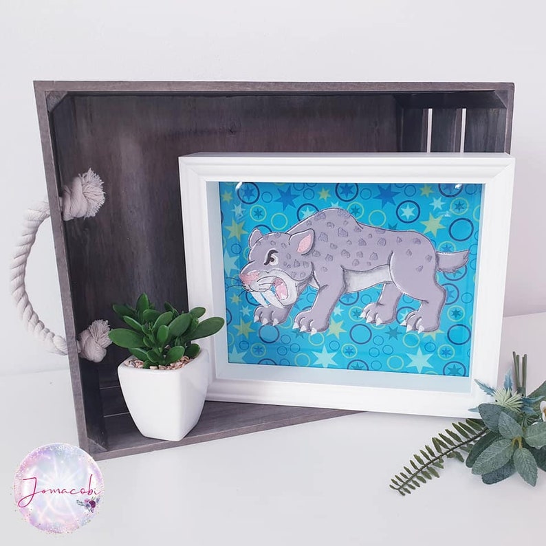 Saber-toothed Doodle Embroidery File