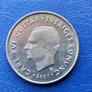 Coin 1 Crown of Sverige 2007