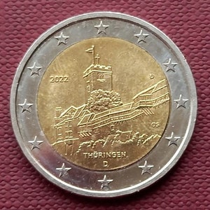 2 euro coin Thurigen Germany