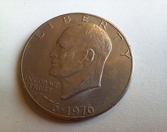 1ドル硬貨　1971年　アイゼンハワー アメリカ ドワイト・D・アイゼンハワー 1ドルニッケル貨 1971年