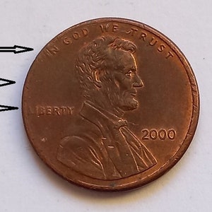 Coin Lincoln Cent 2000 r D ,Error