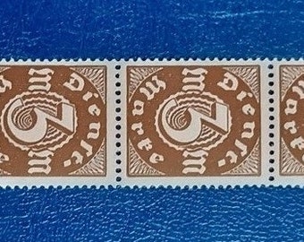 Set of stamps part of the block German Empire 3 Mk 1922