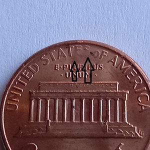 Coin Lincoln Cent 1986 r ERROR