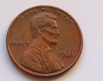 1981 Lincoln Cent Coin