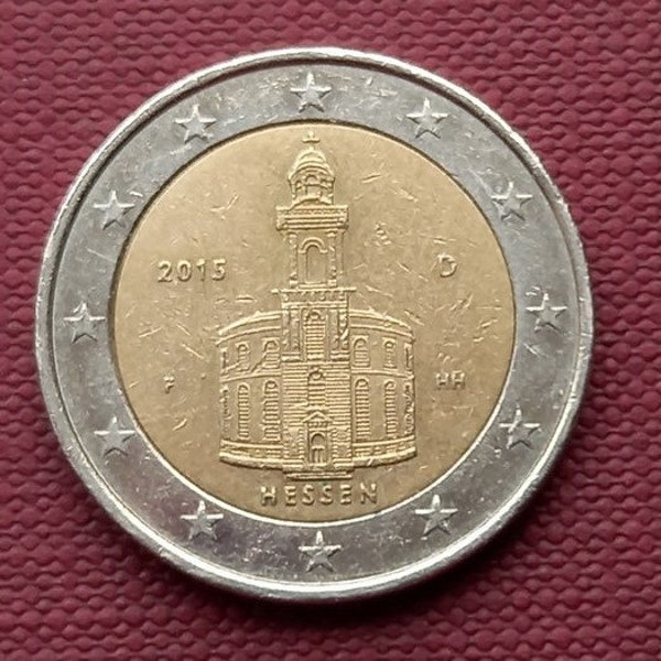 2 euro coin Hessen Germany