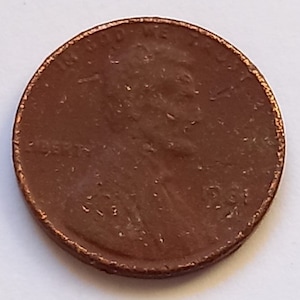 Coin Lincoln Cent 1961r fout