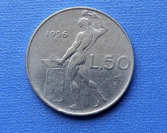 Italian 1956 Coin Etsy