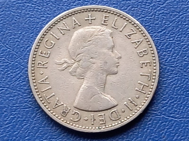 イギリス 1970年 2シリング硬貨