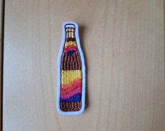 Application Limo Spezi Fanta Cola Bottle Patch Approx. 6.5 cm Embroidery Embroidery