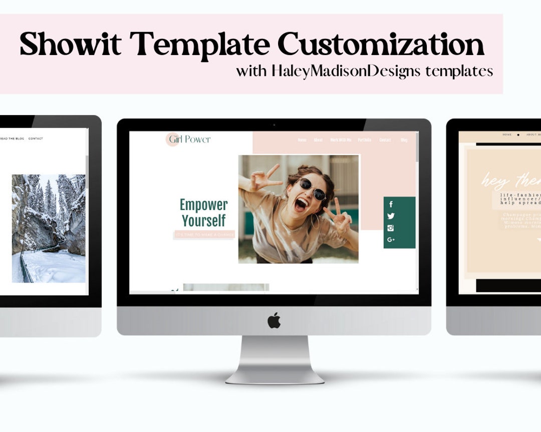 Showit Template Showit Custom Template Customized Website Custom Showit Template Showit Custom Template Customized Website Custom