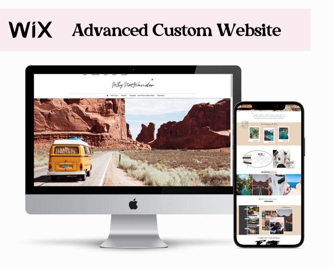 Advanced Custom Wix Website, Wix Template, Wix Theme, Customizable ...