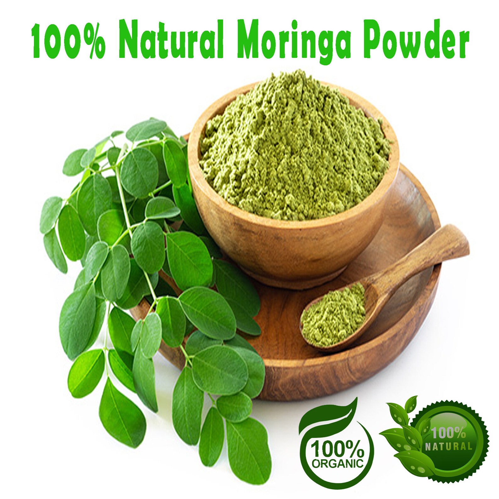 Pure ORGANIC Moringa Leaf Powder / Oleifera Nutritional Etsy