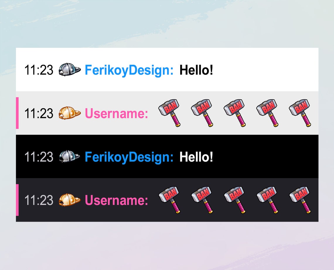 Stream Emotes Ban Hammer Custom Emotes Twitch Discord Youtube Community Stream Emotes Ban Hammer Custom Emotes Twitch Discord Youtube Community