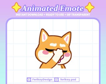 Shiba Inu Facepalm Animated Emote
