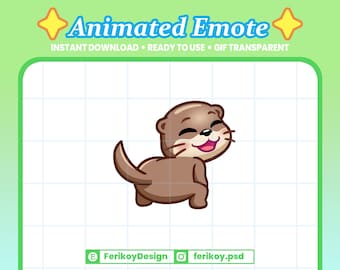 Otter Twerk Animated Emote: Twerking Meme GIF (Discord, Kick, Twitch)