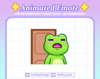 Frog Leave Animated Emote : Leaving Froggy