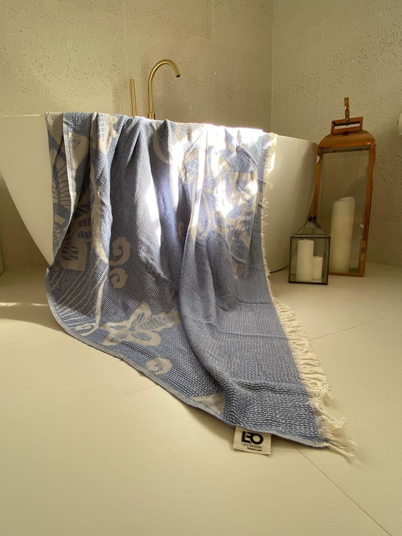 Cotton Bedspread, Gift blanket, handwoven, sofa Throw Blanket, Nordic Bedspread,  Cozy Blanket, Bed Blanket, By LEO DESIGN 220X240
