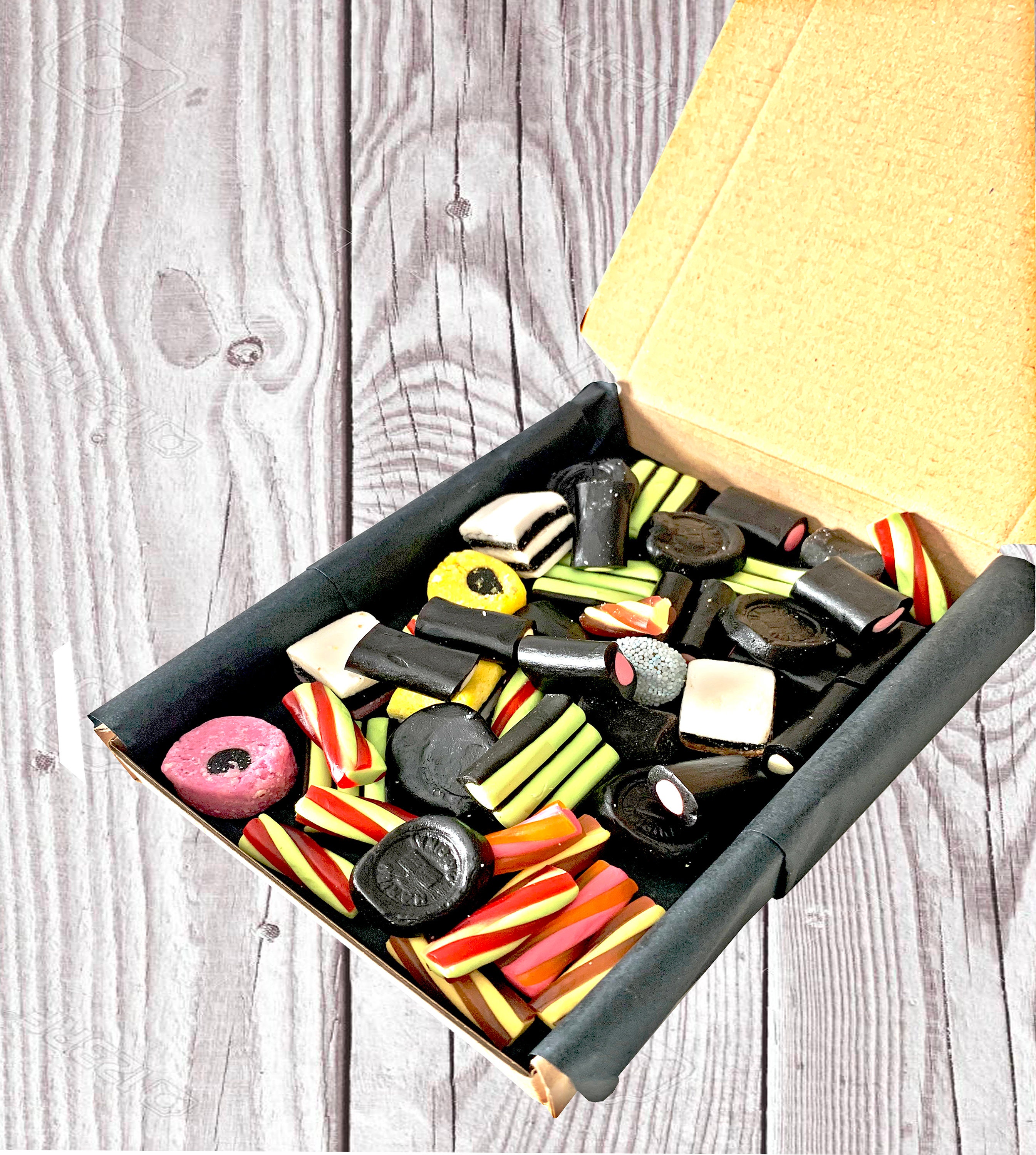 Liquorice Sweet Box Personalised Sweet Box Pick and Mix Etsy