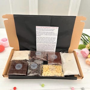 Triple Chocolate Brownie Baking Kit | Starter Baking Kit | Kids Baking Kit | Family Activity | Chocolate Dessert Gift | Easter gifts