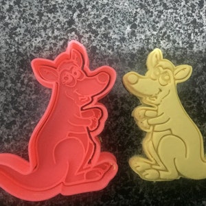 Cortador de galletas en relieve Kangaroo 02