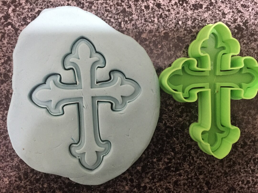 Cross Cookie Cutter Embosser - Etsy