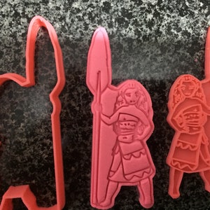 native princess with a spear 02  cookie cutter