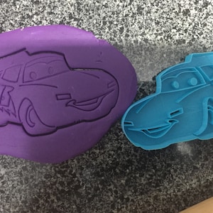 The set of 4 cars cookie Cutters n embossers