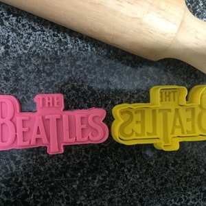 the Beatles looking good cookie cutter embosser