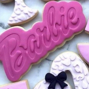 barbie cookie cutter embosser