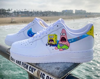 custom spongebob af1