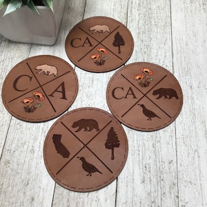 California Hat Patch SVG/Leather Patch/Patch SVG/Leather Patch Laser File/Leather Laser File/Leather Laser Hat Patch Cut File/Glowforge/SVG