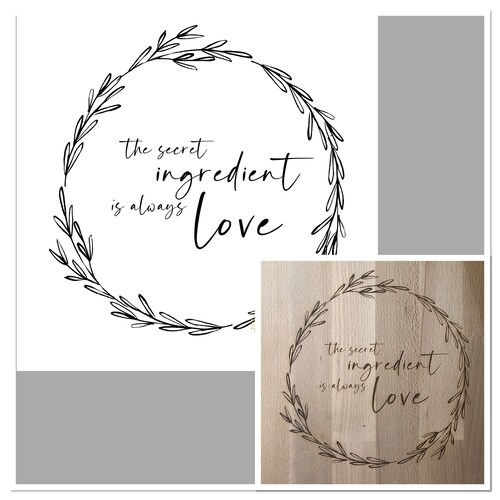 The Secret Ingredient is Always Love SVG Kitchen SVG Etsy