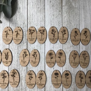 Geboortemaand bloem oorbel SVG/houten oorbel SVG/laser oorbel SVG/sterrenbeeld SVG/bloemoorbel SVG/Glowforge oorbel bestand/oorbel SVG