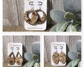 Laser Earring File/ Wildflower Earring File/ Flower Earring SVG/ Glowforge File SVG/ SVG/ Earring svg/ Glowforge svg/ Digital File
