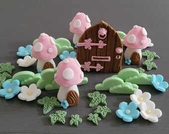 Mushrooms Toadstool Silicone Mould Fairy Garden Cake Decor Fondant Icing Baking Mushrooms Toadstool Silicone Mould Fairy Garden Cake Decor Fondant Icing Baking