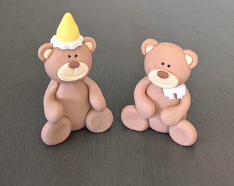 Teddy (TAN) Bear Cake toppers