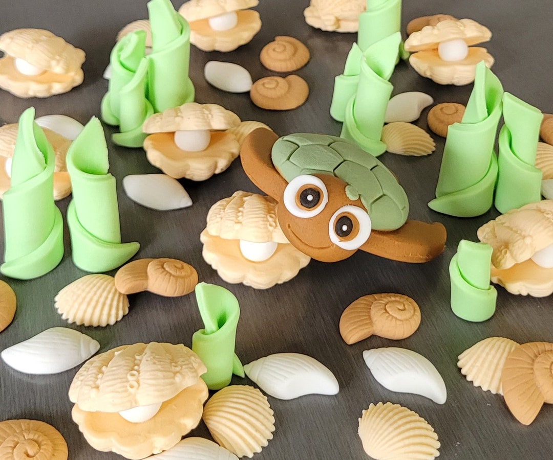 Sea Life Cake Toppers, Seaside Cake Decorations, Beach Cake Toppers Etsy