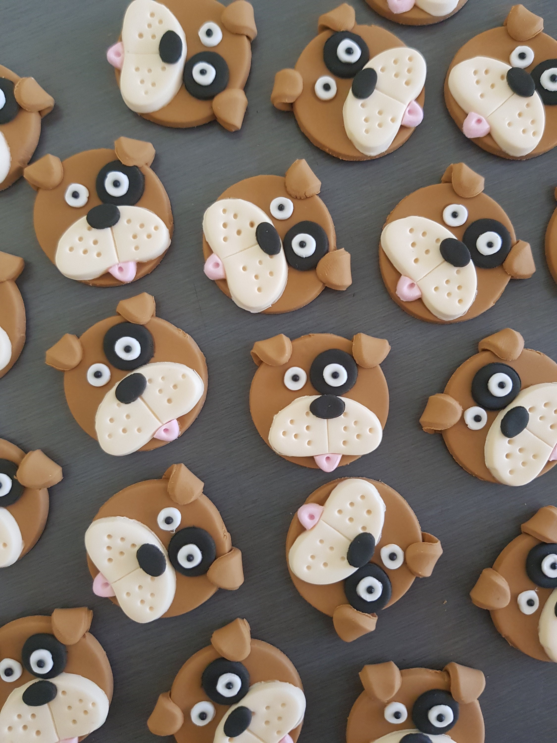 Corgi top cupcake toppers
